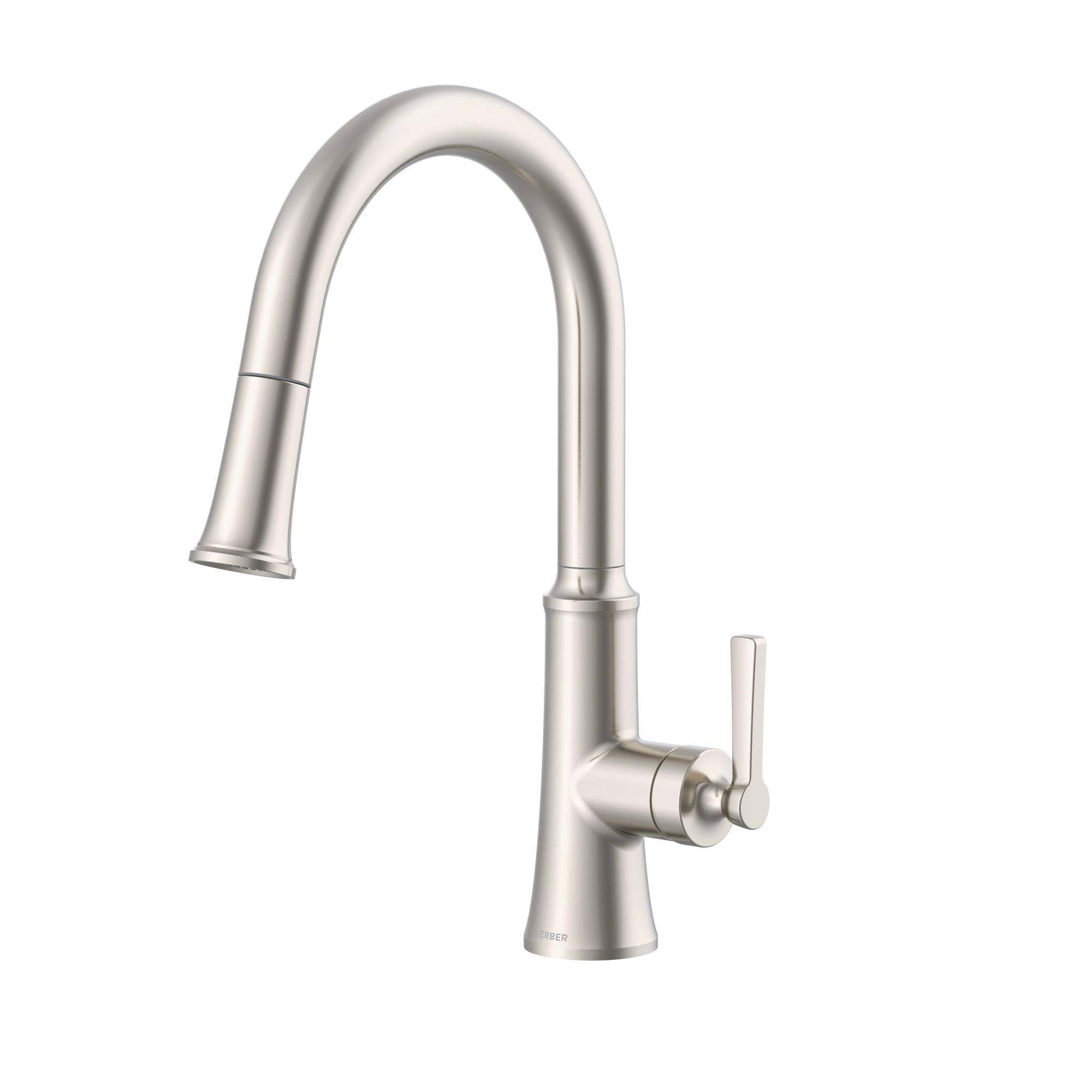 Photos - Tap Gerber D454079 Northerly 1.75 GPM Single Hole Pull Down Kitchen Faucet - Includes Escutcheon Stainless Steel Faucet Kitchen 