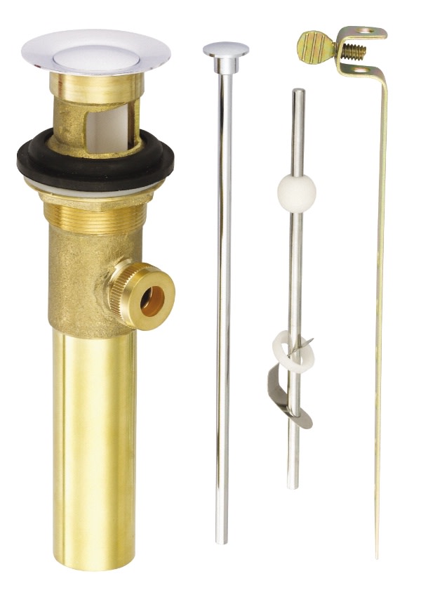 Photos - Pipe Trap Gerber D495002 1-1/4" Pop-Up Drain Assembly with Lift Rod Chrome Sink Accessories and Parts Bathroom Sink Parts Drain Assemb 