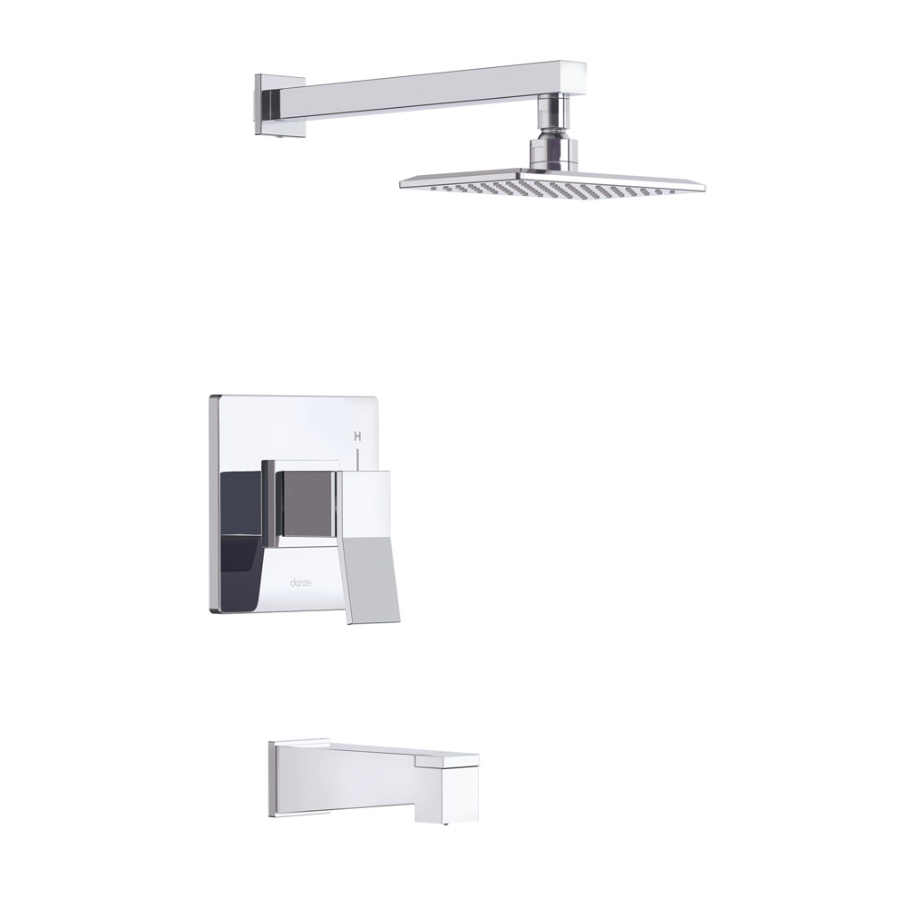 Photos - Shower System Gerber D501019TC Avian Tub and Shower Trim Package with 1.75 GPM Single Function Shower Head Chrome Showers Tub and Shower P 