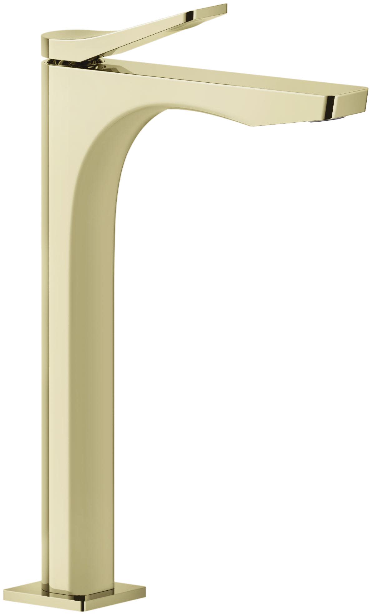 Gessi 59004 Rilievo 1.2 GPM Single Hole Tall Bathroom Faucet Brass PVD Faucet Bathroom Sink Faucets Single Handle