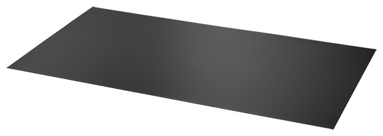 Gladiator GASL242PHB Pack of (2) 36" Wide Rack Shelf Liner Black Garage Organizers Accessories and Parts Shelving Unit Accessories Shelf Liners