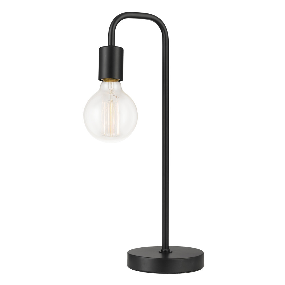 Photos - Desk Lamp GLOBE Electric 12920 Holden Single Light 18" Tall Table Lamp with 5' Cord Black Lamps Table Lamps