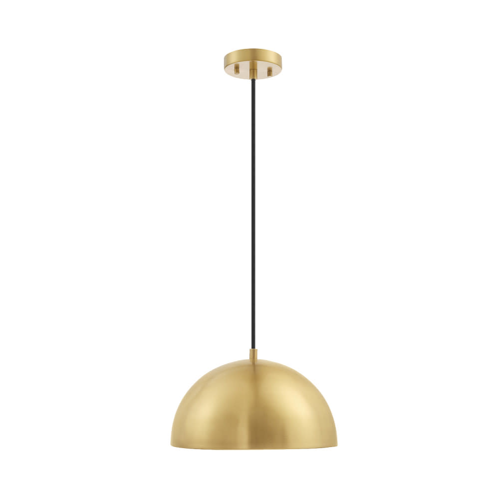 Photos - Chandelier / Lamp Electric Globe  91002520 Hazel 13" Wide Pendant Brass Indoor Lighting Pendants 