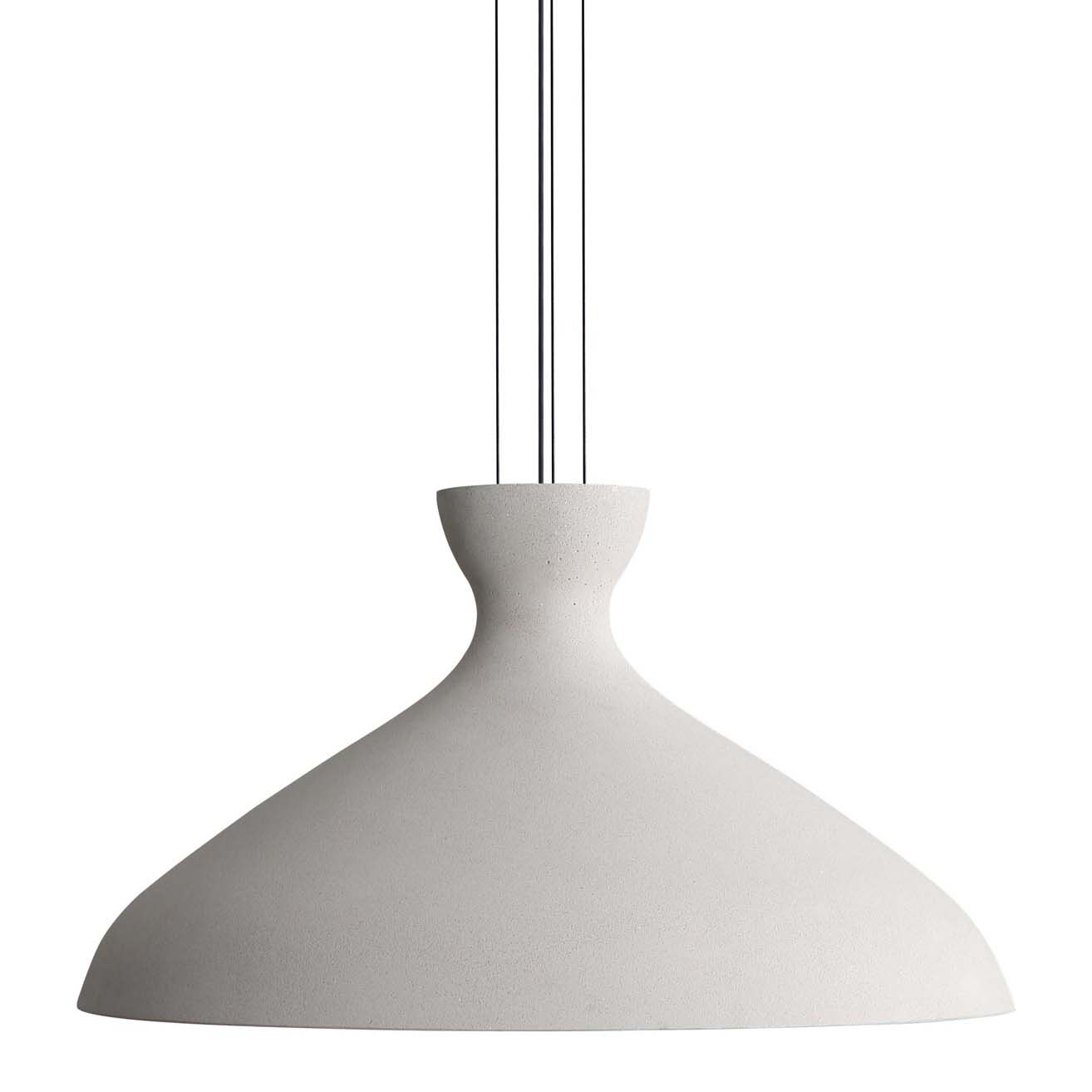 Photos - Chandelier / Lamp Wide Golden Lighting 2173-22 Aethera 22"  Pendant White Sandstone Cement Indoor Lighting Pendants 2173-22 WCT 