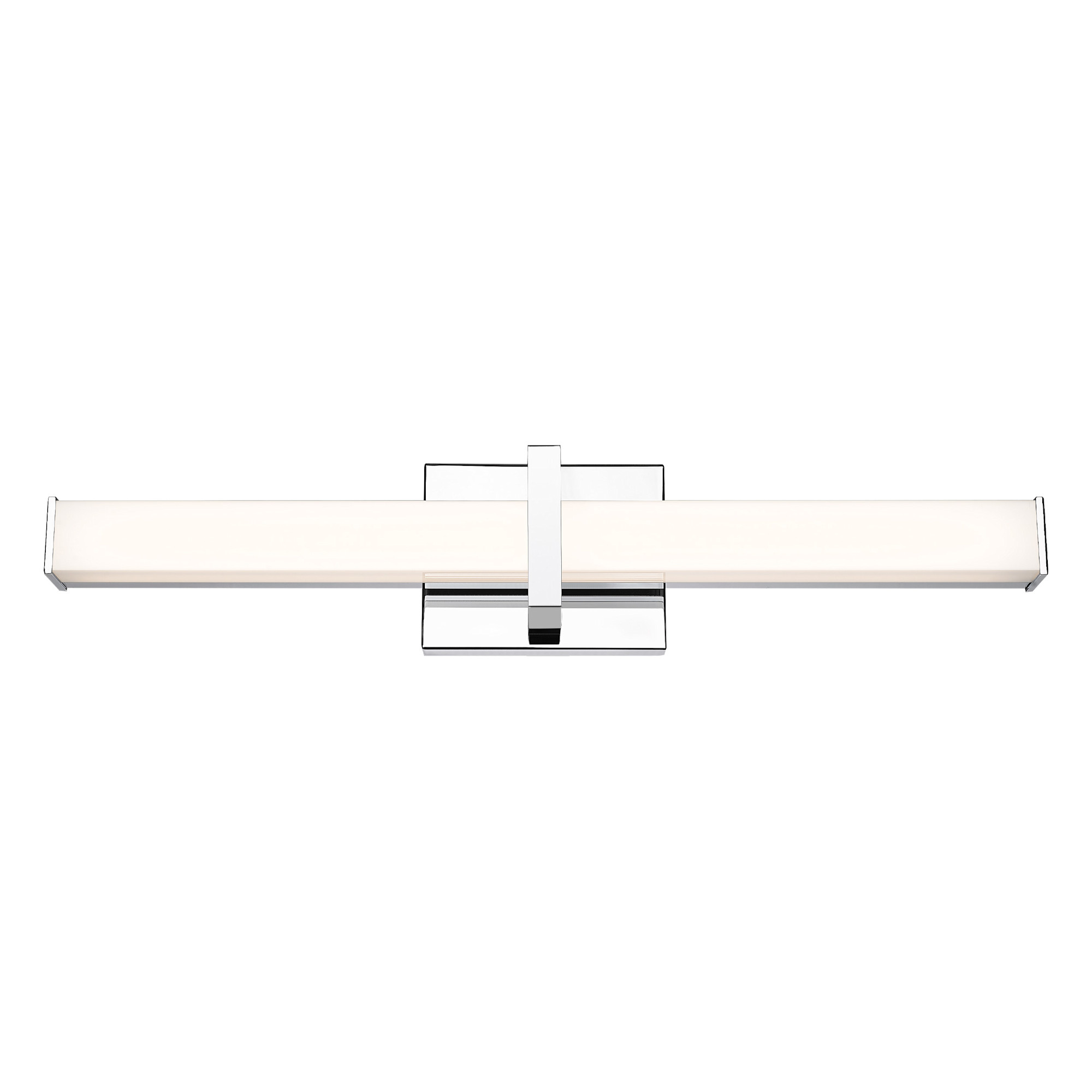 Photos - Chandelier / Lamp Wide Golden Lighting 5623-B24 OP Elon 2"  LED Vanity Light Chrome Indoor Lighting Bathroom Fixtures Vanity Light 5623-B24 CH 