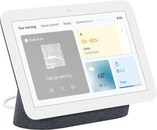 Photos - Other for Computer Google Nest GA01892-US Nest Hub with Sleep Sense Charcoal Smart Home Hubs and Controllers Standard Hub Universal Hub 