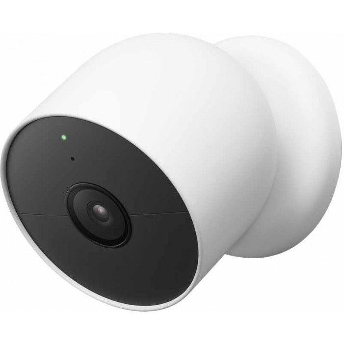 Google Nest GA02276-US Indoor / Outdoor Wireless Camera White Electrical and Electronics Security Systems Cameras