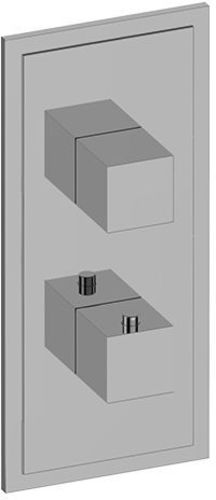 Photos - Shower System Graff G-8081-SH0-T M-Series Thermostatic Valve Trim Only with Dual Knob Handles - Less Rough In Polished Chrome Showers Valv 