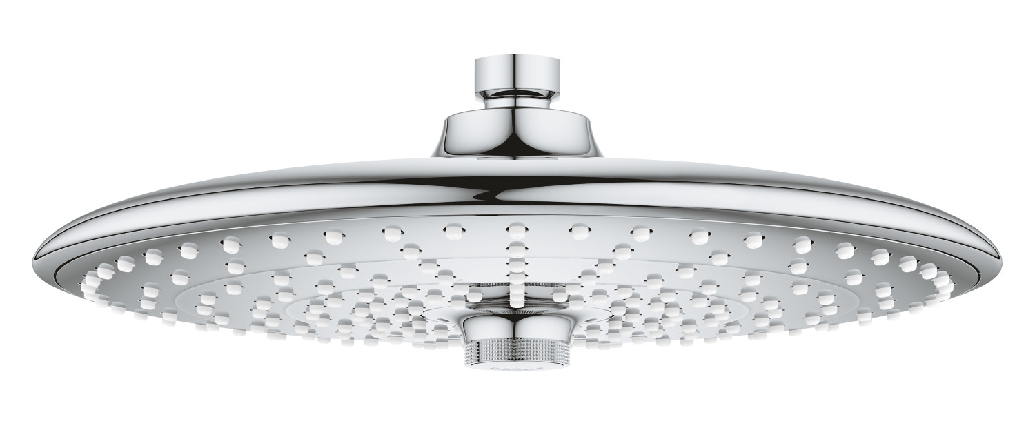 Grohe 26 456 Grohtherm Euphoria 260 1.8 GPM Multi Function Shower Head with EcoJoy DreamSpray and SpeedClean Starlight Chrome Showers Shower Heads