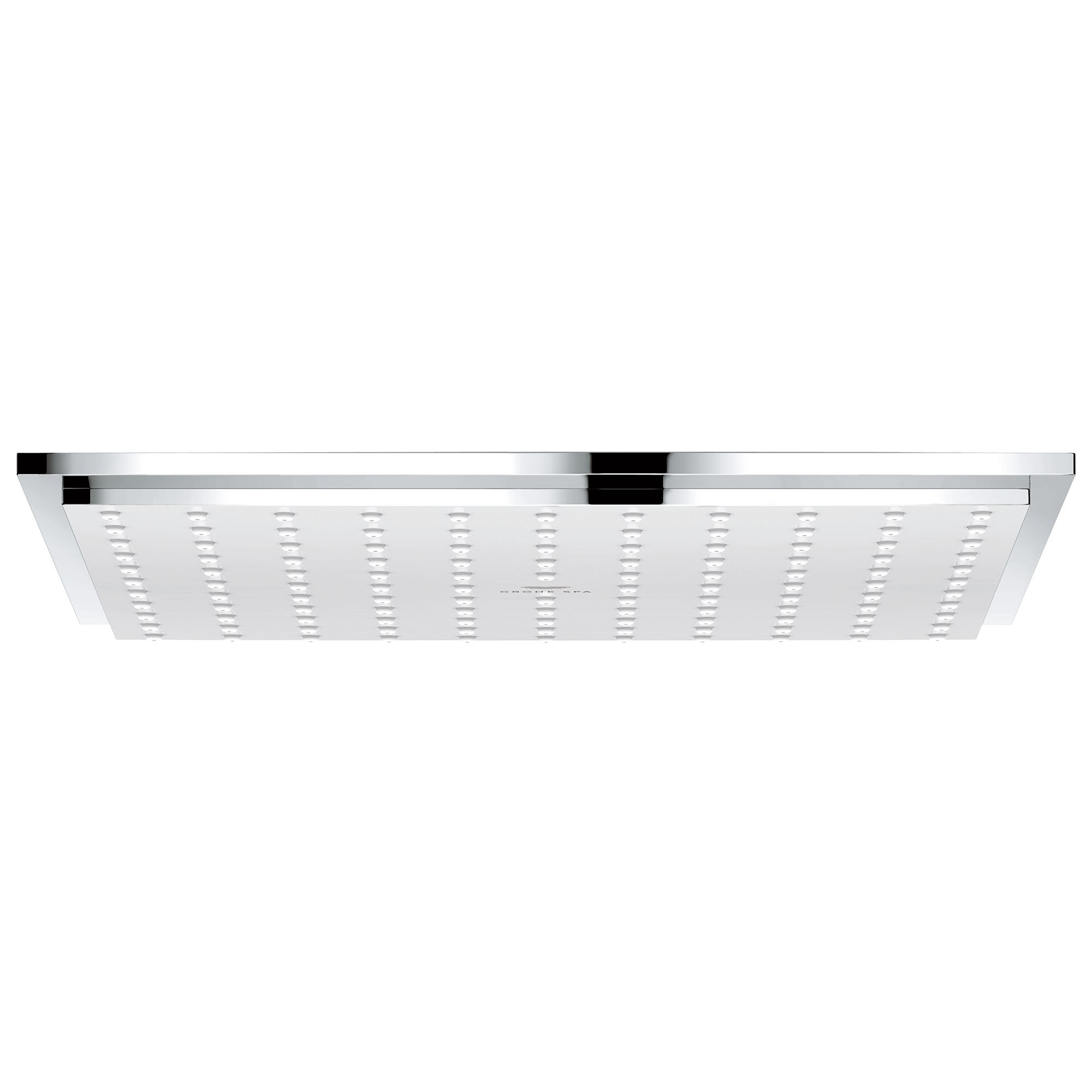 Grohe 26 869 Rainshower 1.75 GPM Single Function Rain Shower Head Starlight Chrome Showers Shower Heads Single Function