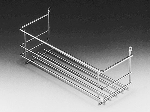 Hafele 540.36.207 12.75" Wide Steel Wire Hanging 3-Sided Basket Chrome Storage and Organization Cabinet and Kitchen Organizers Baskets