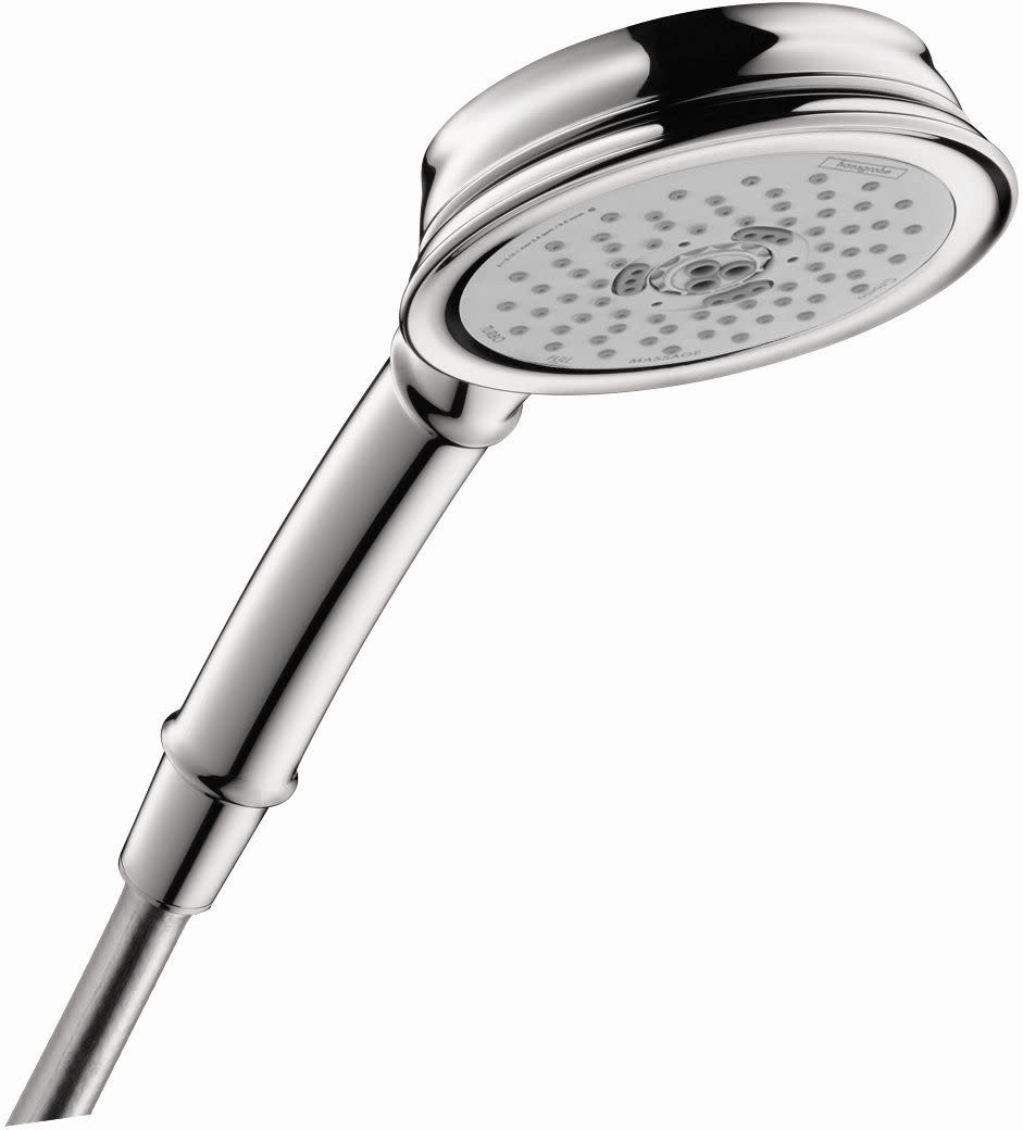 Hansgrohe 04072 Croma 100 Classic 2.5 GPM Multi-Function Handshower with Quick Clean Technology Chrome Showers Hand Showers Multi Function