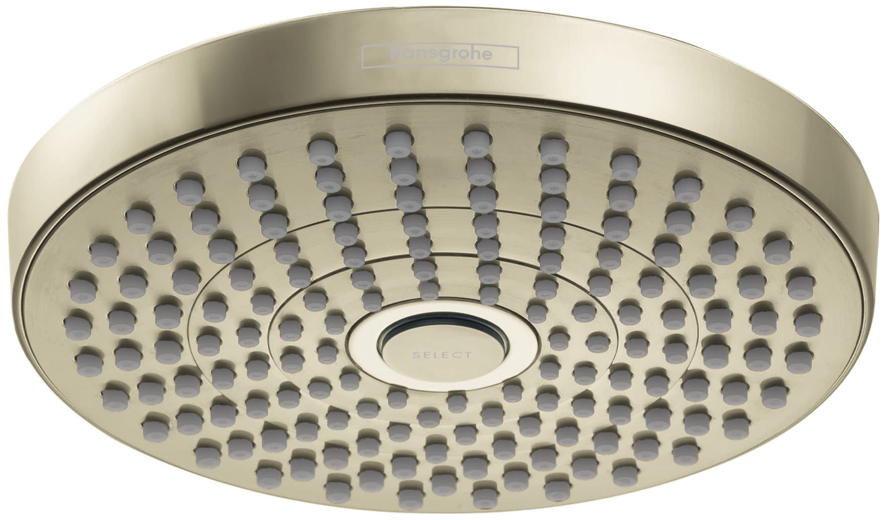 Hansgrohe 04825 Croma Select S 2.5 GPM Multi Function Shower Head Polished Nickel Showers Shower Heads Multi Function