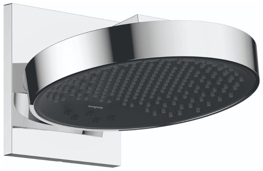 Hansgrohe 26235 Rainfinity 1.75 GPM Multi Function Rain Shower Head Chrome Showers Shower Heads Multi Function