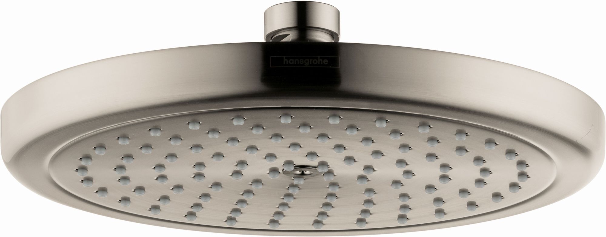 Hansgrohe 26465 Croma Rain 2.5 GPM Shower Head Brushed Nickel Showers Shower Heads Single Function
