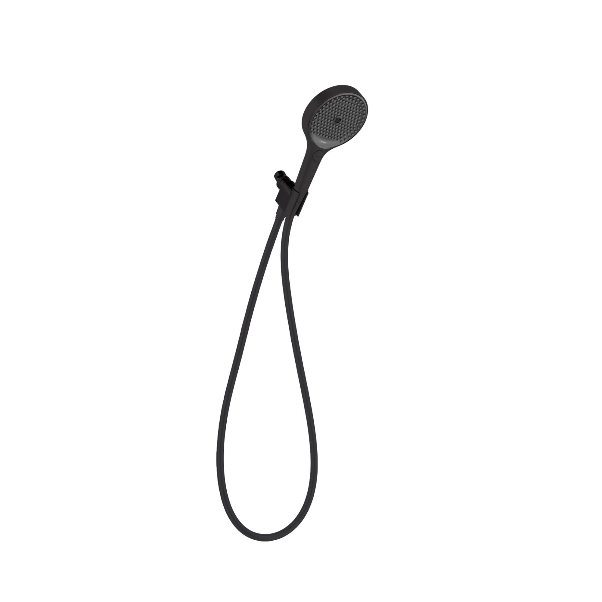 Hansgrohe 26913 Rainfinity 2.5 GPM Multi Function Hand Shower Set with Shower Arm Holder and Hose Matte Black Showers Hand Showers Multi Function
