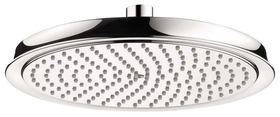 Hansgrohe 26920 Raindance Classic 1.75 GPM Single Function Rain Shower Head with QuickClean Technology Chrome Showers Shower Heads Single Function
