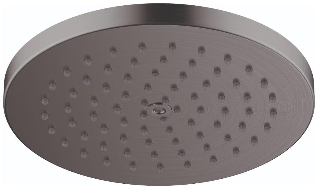 Hansgrohe 27629 Raindance S 1.8 GPM Single Function Shower Head with PowderRain Technology Brushed Black Chrome Showers Shower Heads Single Function