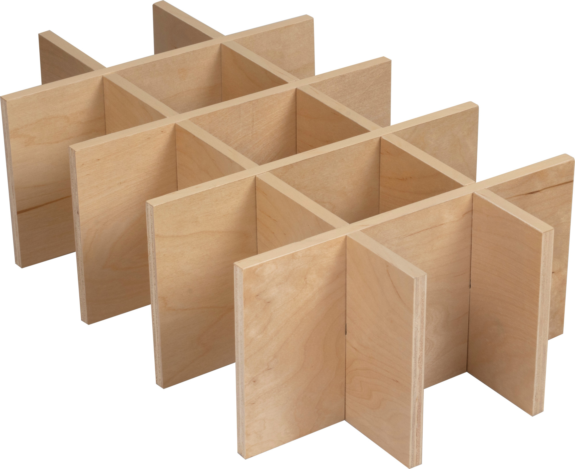 Hardware Resources ROACCBTGRID15 Bottle Organizer Grid Accessory for Cookware Rollout Drawers White Birch Kitchen Organizers Accessories and Parts
