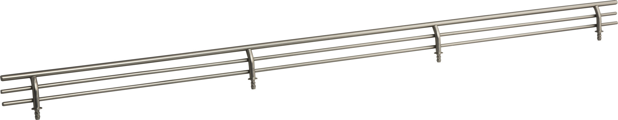 Hardware Resources SF29 Closet System 29" Wide Wire Shoe Fence Rack Organizer for Shelving Satin Nickel Storage and Organization Closet Organizers