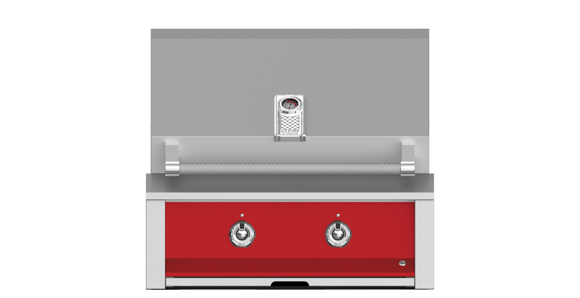 Hestan EAB30LPRD EAB Aspire Series 30 inch Built-In Grill with 519 sq. in. Cooking Area, 58000 Total BTU, Simple Touch-on Function, Patented Monogrammed Temperature Gauge, LED Front Control Panel Lighting (Matador Red, Liquid Propane)