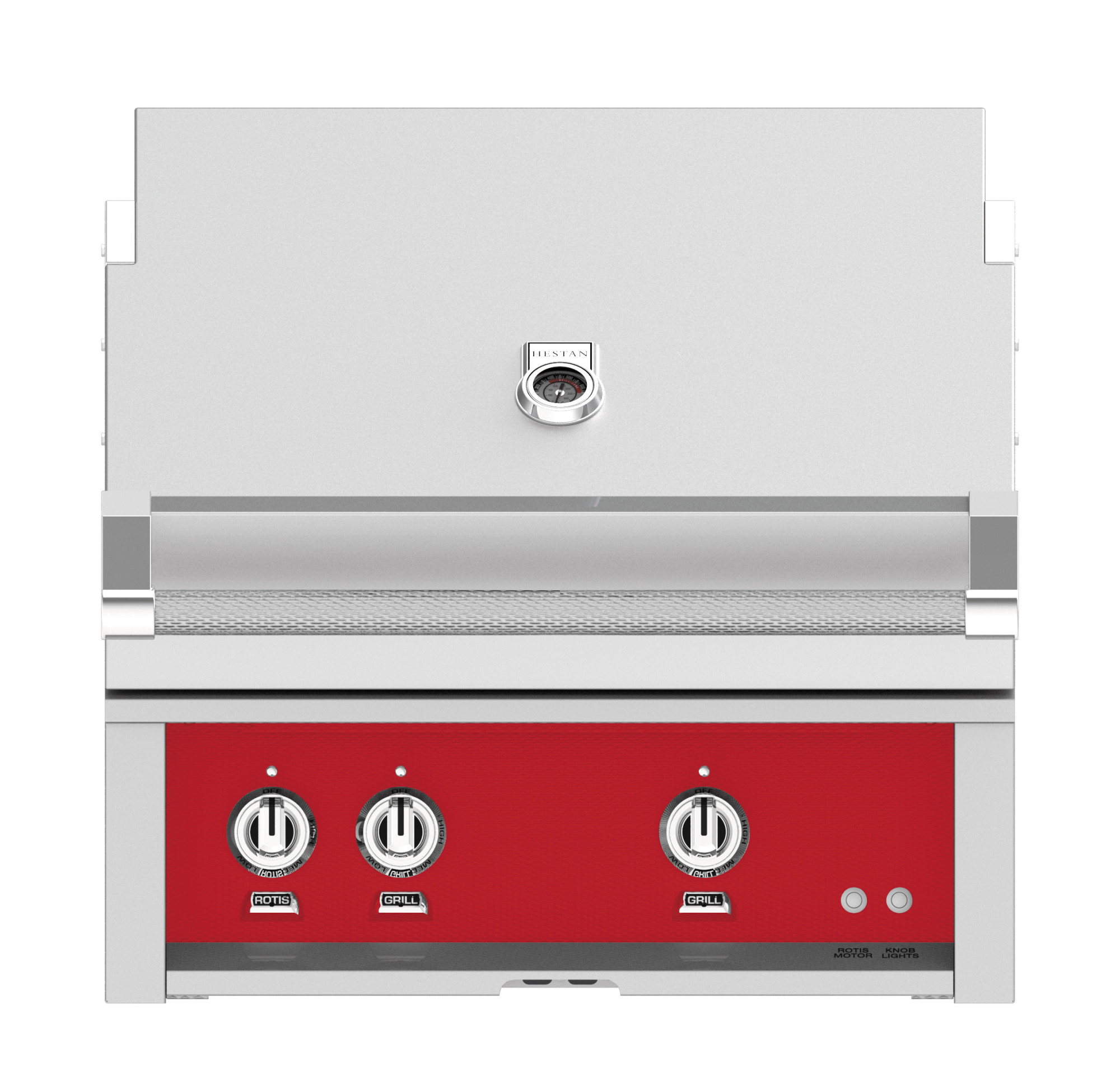 Photos - BBQ / Grill Hestan GMBR30-NG 62000 BTU 30 Inch Wide Natural Gas Built-In Grill with Trellis Burner System Infrared Sear Burners and Roti 