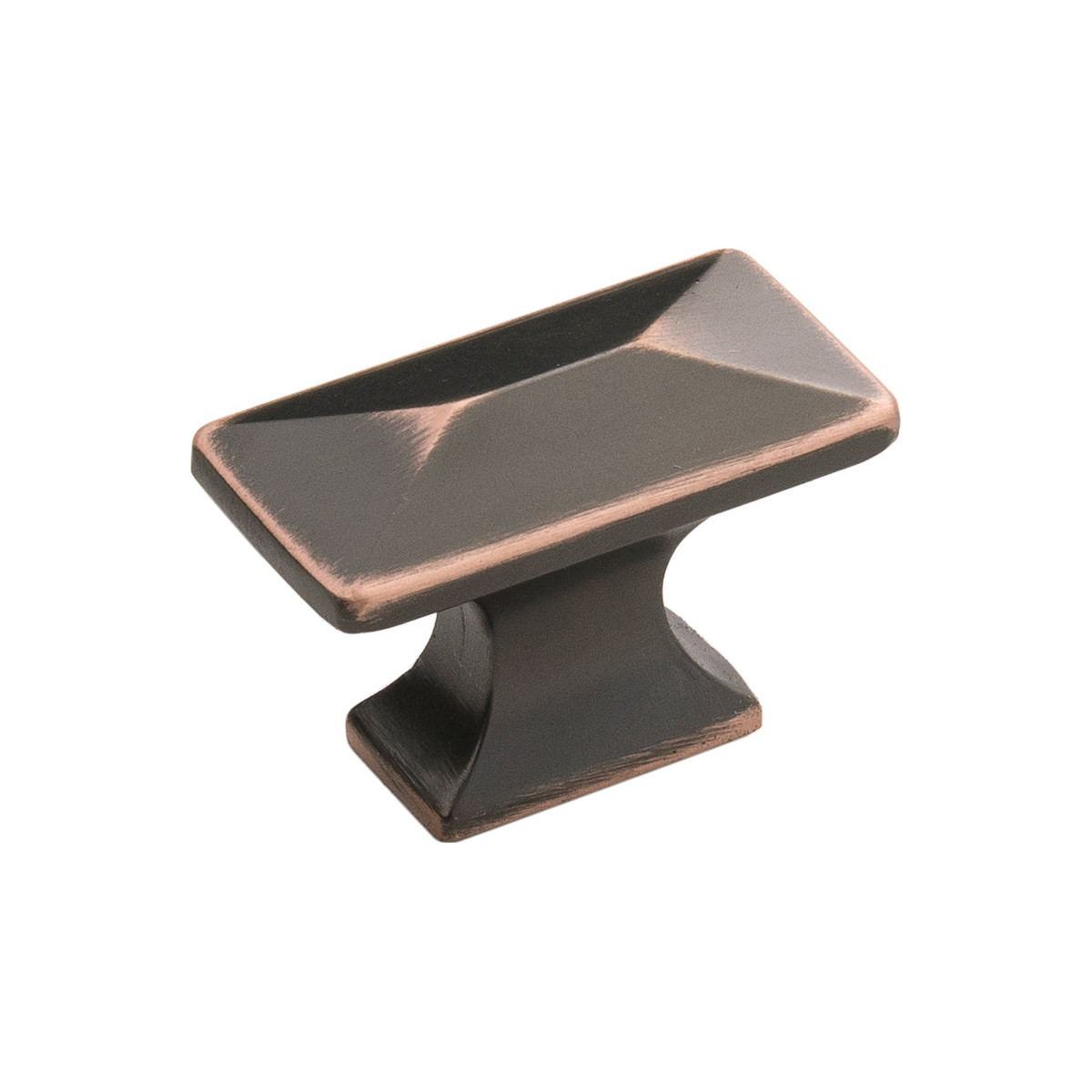 Photos - Furniture Hardware Hardware Hickory  P2150 Bungalow 1-1/4 Inch Rectangular Pyramid T Cabinet Knob / Drawer Knob Oil-Rubbed Bronze Highlighted Ca 