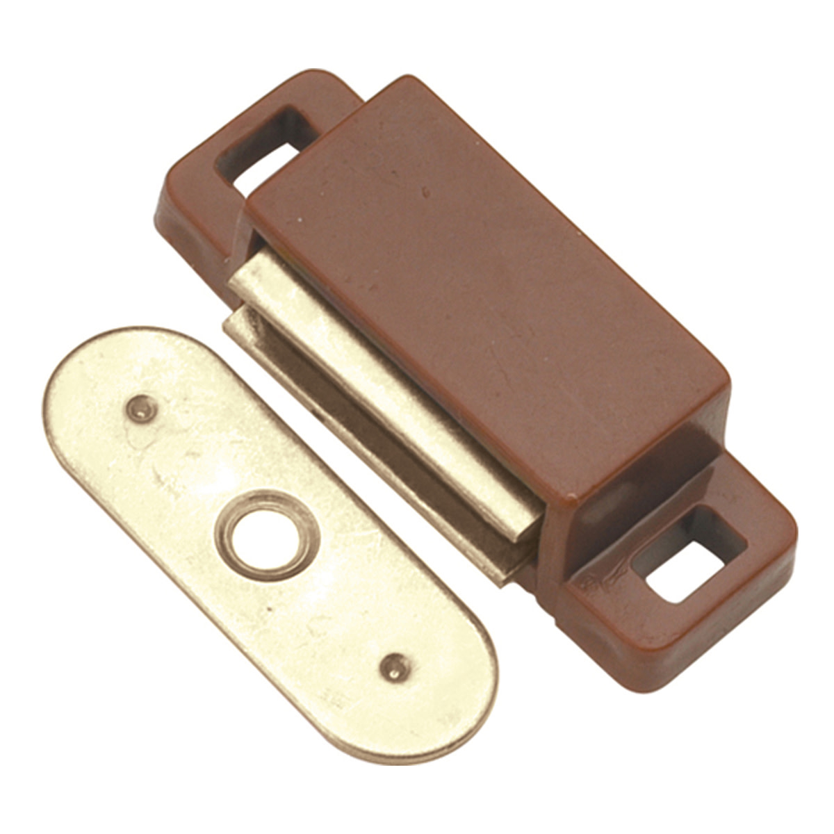 Photos - Furniture Hardware Hardware Hickory  P650 3/4" x 1-3/4" Magnetic Cabinet Catch Statuary Bronze Catches and Latches Cabinet Catches and Latches M 