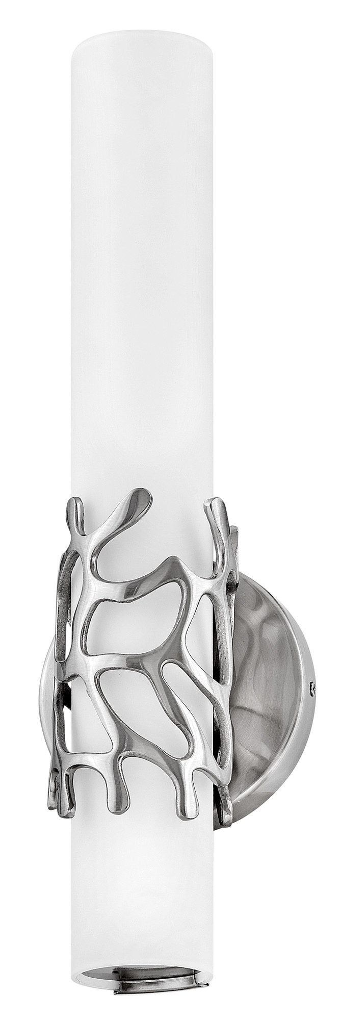 Photos - Chandelier / Lamp Hinkley Lighting 50871 Lyra 16" Tall ADA Vertical Integrated LED Bath Light Brushed Nickel Indoor Lighting Bathroom Fixtures