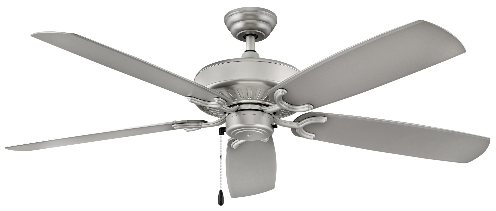Photos - Fan Hinkley Lighting 901660F-NWA Oasis 60" 5 Blade Indoor / Outdoor Ceiling  Brushed Nickel s Ceiling s Outdoor Ceiling 