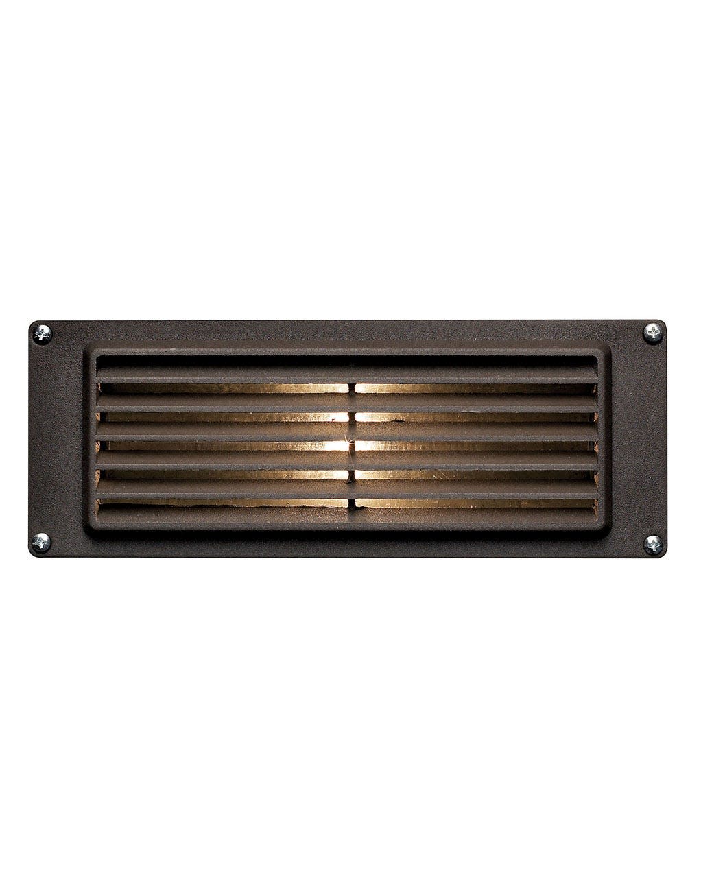 Photos - Floodlight / Street Light Hinkley Lighting 1594-LL 12v 1.5w 2.5VA 9" Wide Outdoor Louvered Horizontal Deck / Step Light Bronze Outdoor Lighting Landsc 