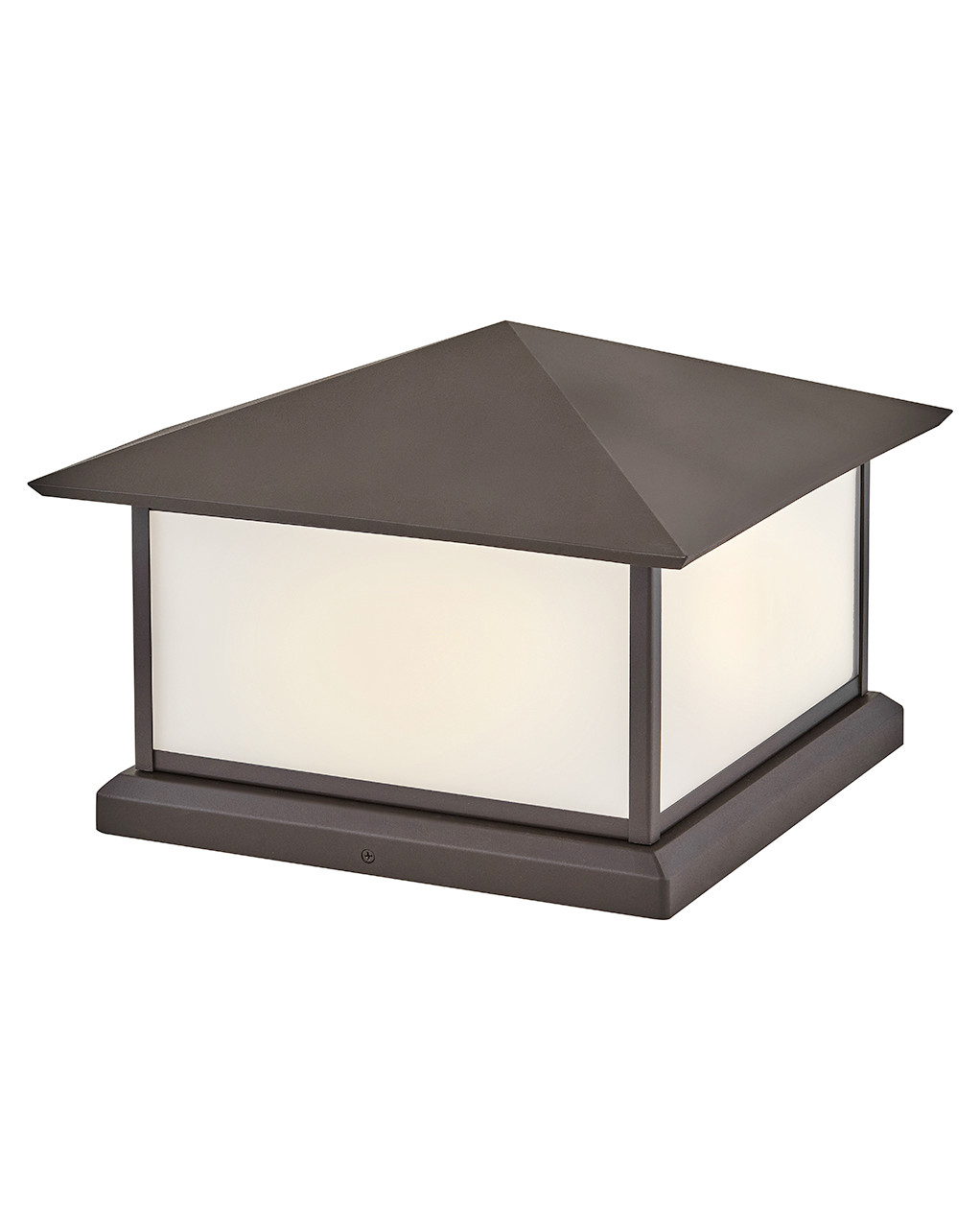Photos - Floodlight / Street Light Hinkley Lighting 28987 Walter 2 Light 11" Tall Post Light Textured Oil Rubbed Bronze Outdoor Lighting Post Lights Pier Mount