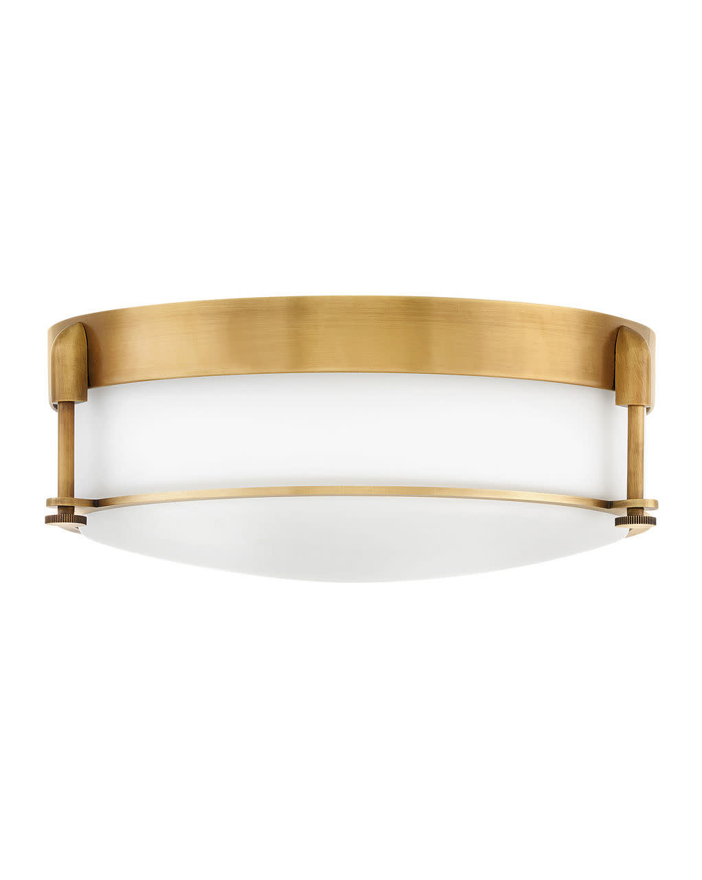 Photos - Chandelier / Lamp Hinkley Lighting 3233 Colbin 3 Light 16-1/2" Wide Flush Mount Ceiling Fixture Heritage Brass Indoor Lighting Ceiling Fixture
