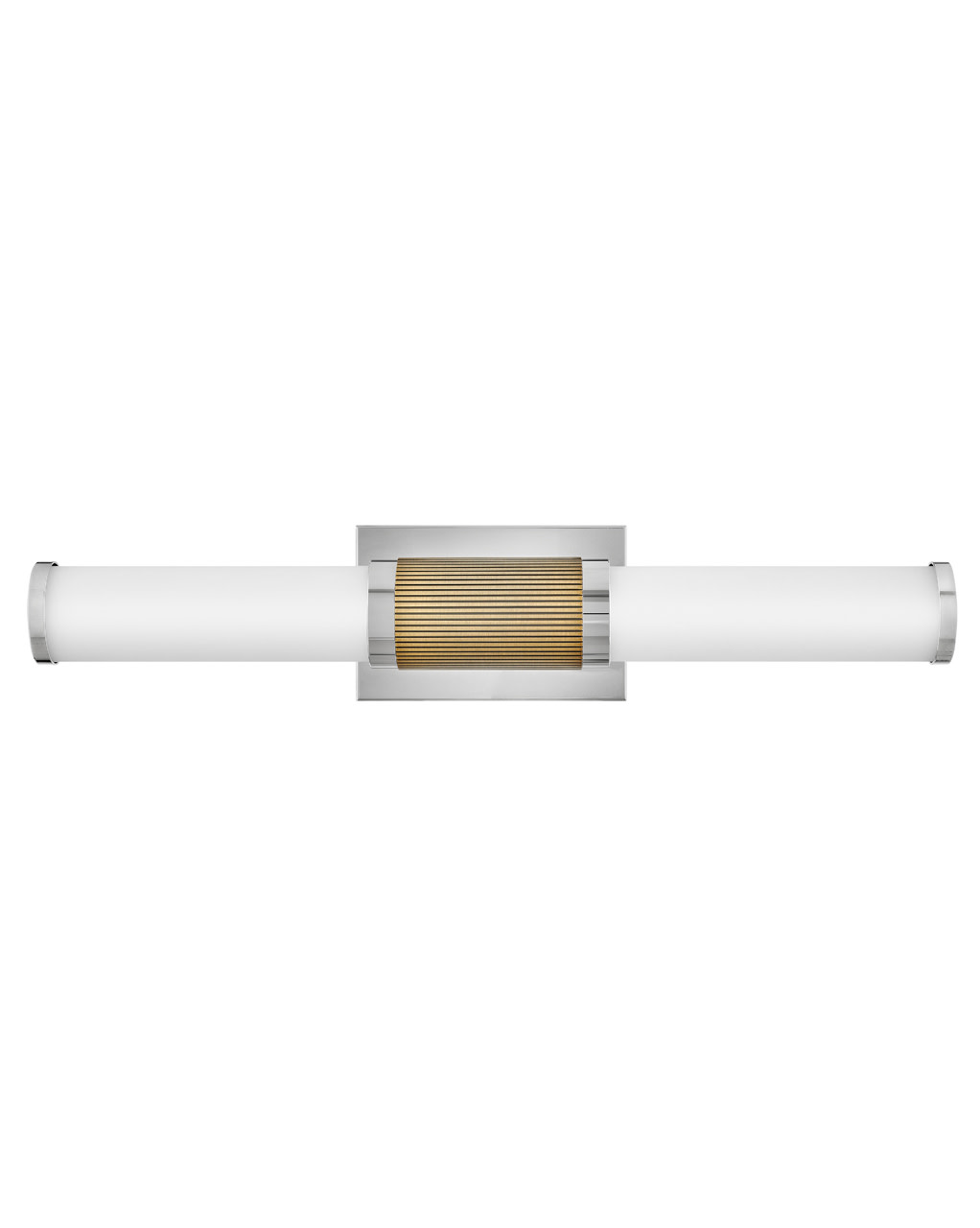 Photos - Chandelier / Lamp Hinkley Lighting 50062 Zevi 2 Light 23" Wide LED Bath Bar Polished Nickel Indoor Lighting Bathroom Fixtures Bath Bar 50062PN 