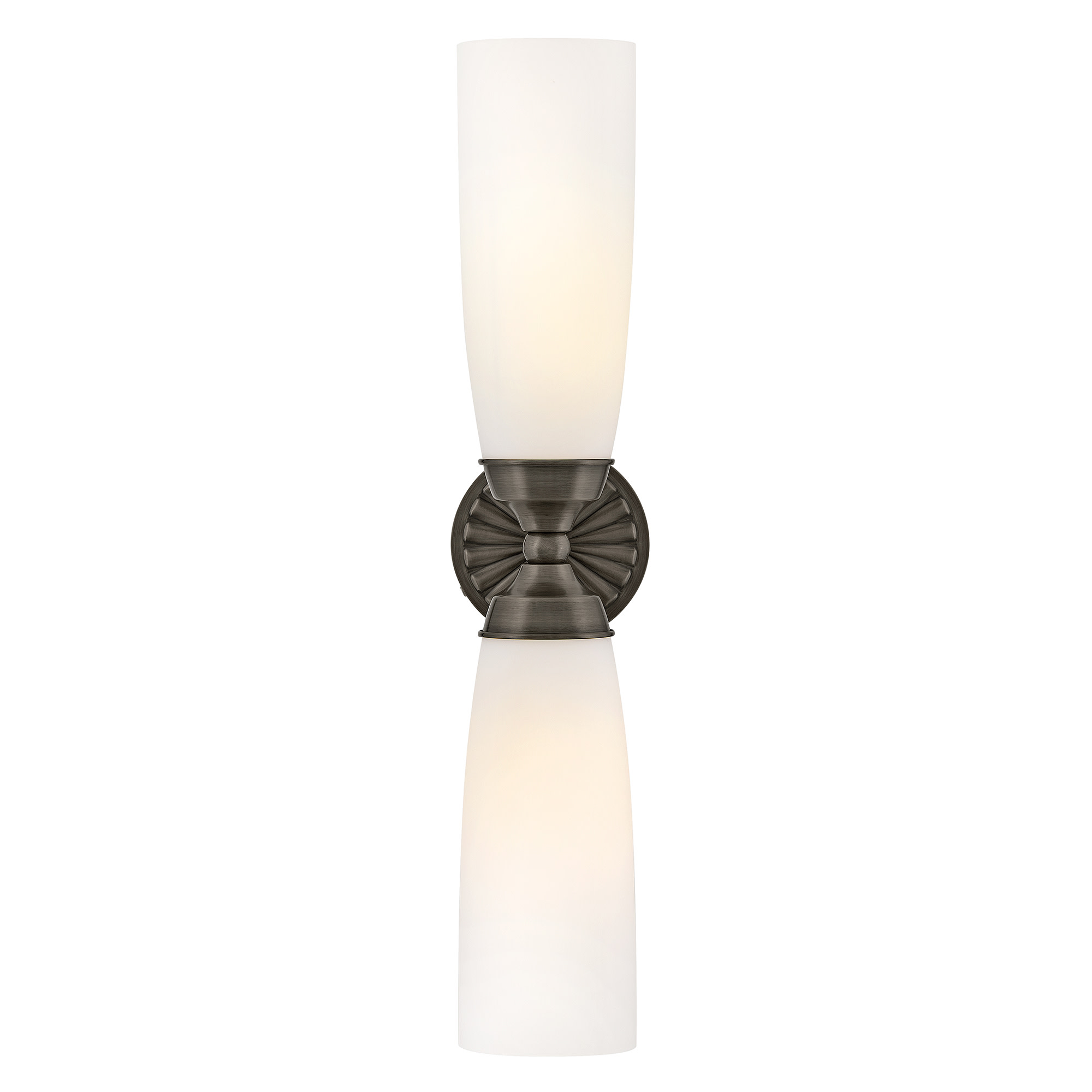 Photos - Chandelier / Lamp Hinkley Lighting 57492 Alexis 2 Light 24" Tall Wall Sconce Black Oxide Indoor Lighting Wall Sconces 57492BX 