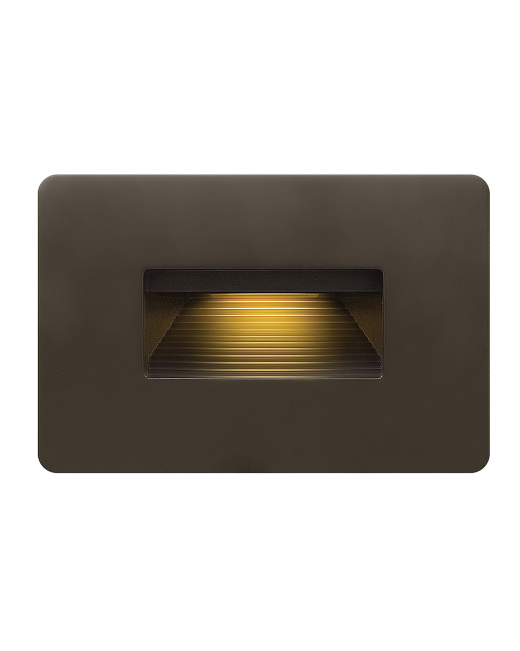 Photos - Floodlight / Street Light Hinkley Lighting 585083K Luna 3" Tall 4-1/2" Wide 120v 4w LED ADA 3000K Indoor / Outdoor ADA Step Light Bronze Outdoor Light 