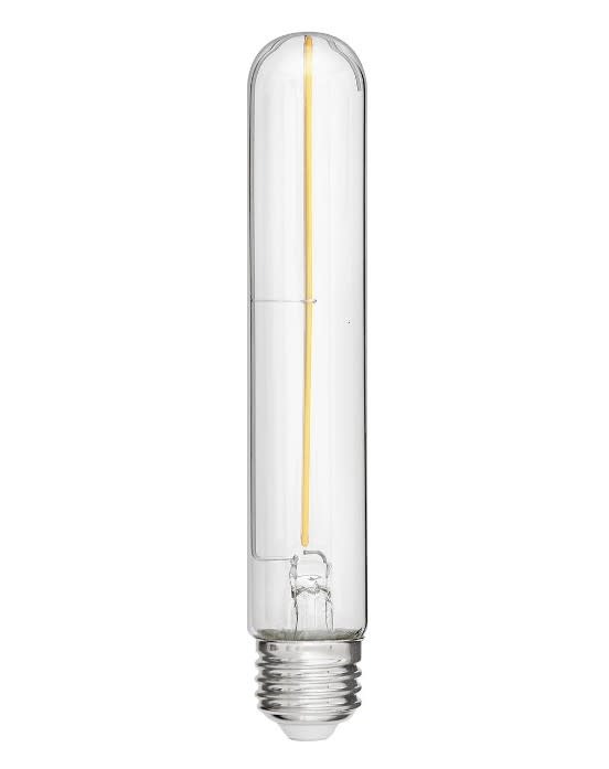 Photos - Light Bulb Hinkley Lighting E26T102247CL LumiGlo Single 7" Long 2 Watt Clear Medium  Base T10 LED Bulb - 160 Lumens 2400K and 90 C (E26)