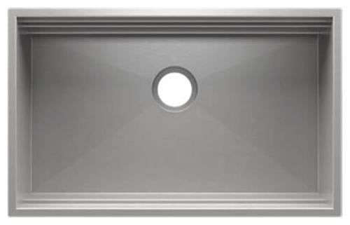 Photos - Kitchen Sink Smart Home Refinements by Julien 005500  Station 31-1/2" x 20-3/8" Undermount Single Basin Stainless Steel  Stain 