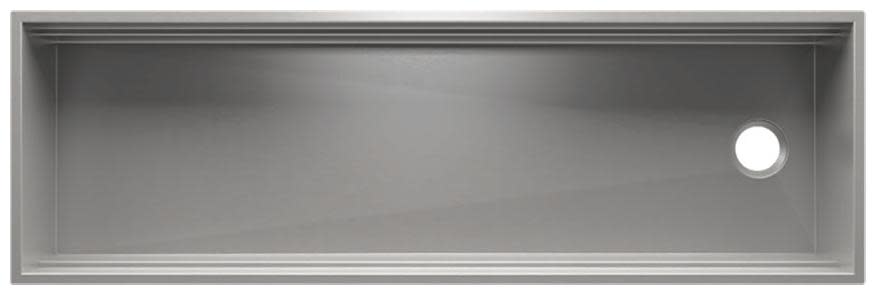 Photos - Kitchen Sink Smart Home Refinements by Julien 005510  Station 61-1/2" Undermount Single Basin Stainless Steel  Stainless Steel 