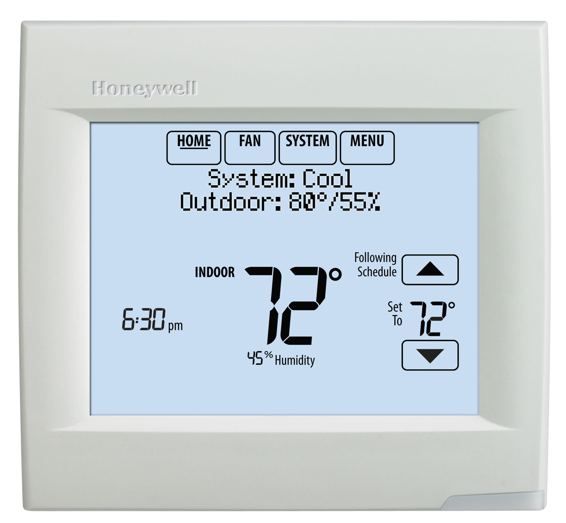 Photos - Thermostat Honeywell Home TH8321R1001 VisionPRO® 8000 Multistage  with RedLINK® Arctic White  Programmable Wifi TH8 