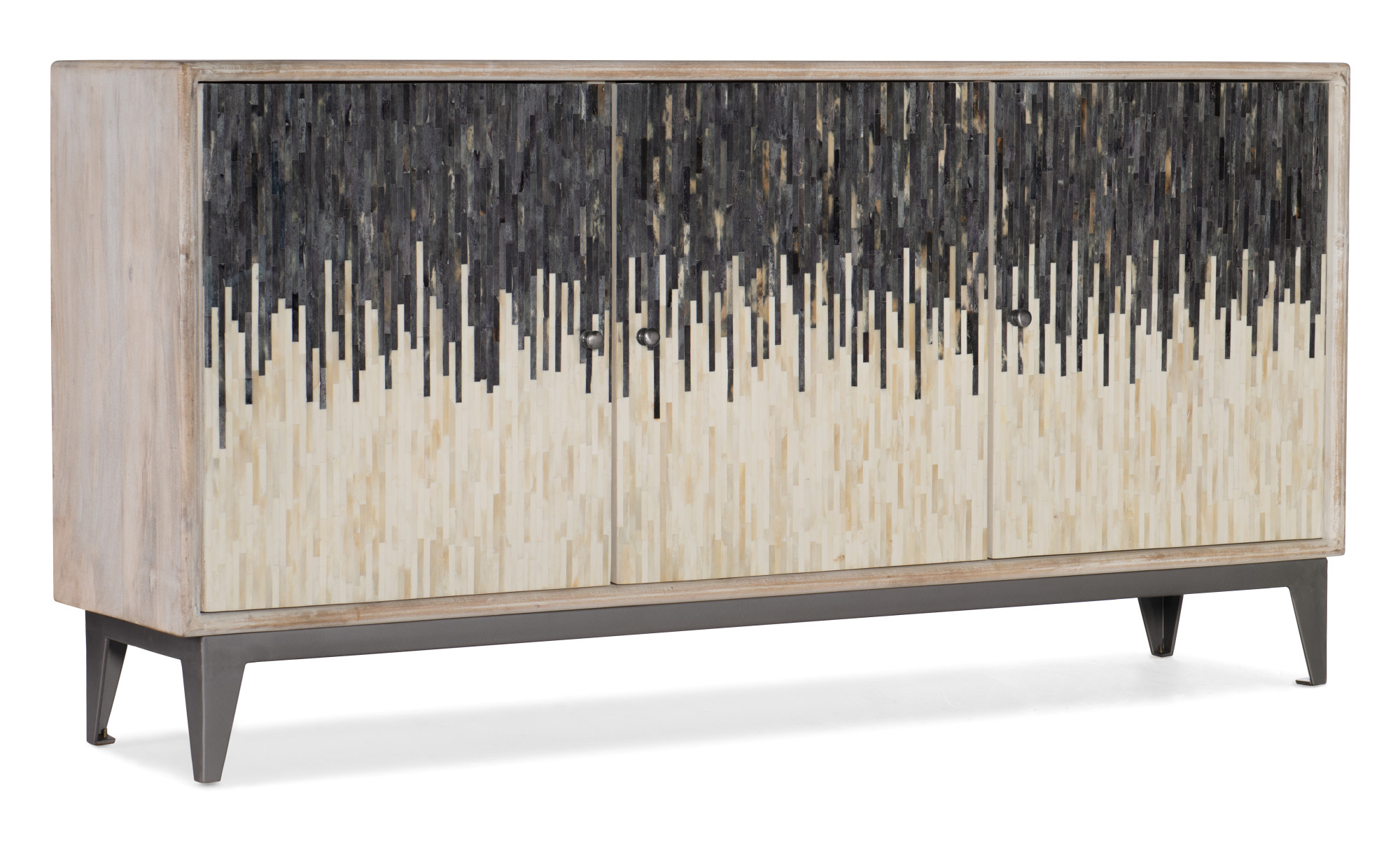 Photos - Mount/Stand Modern Hooker Furniture 5936-55469-03 Urban 69" Wide 3 Door Home Entertainment Media TV Console Rustic Light Indoor Furnitur