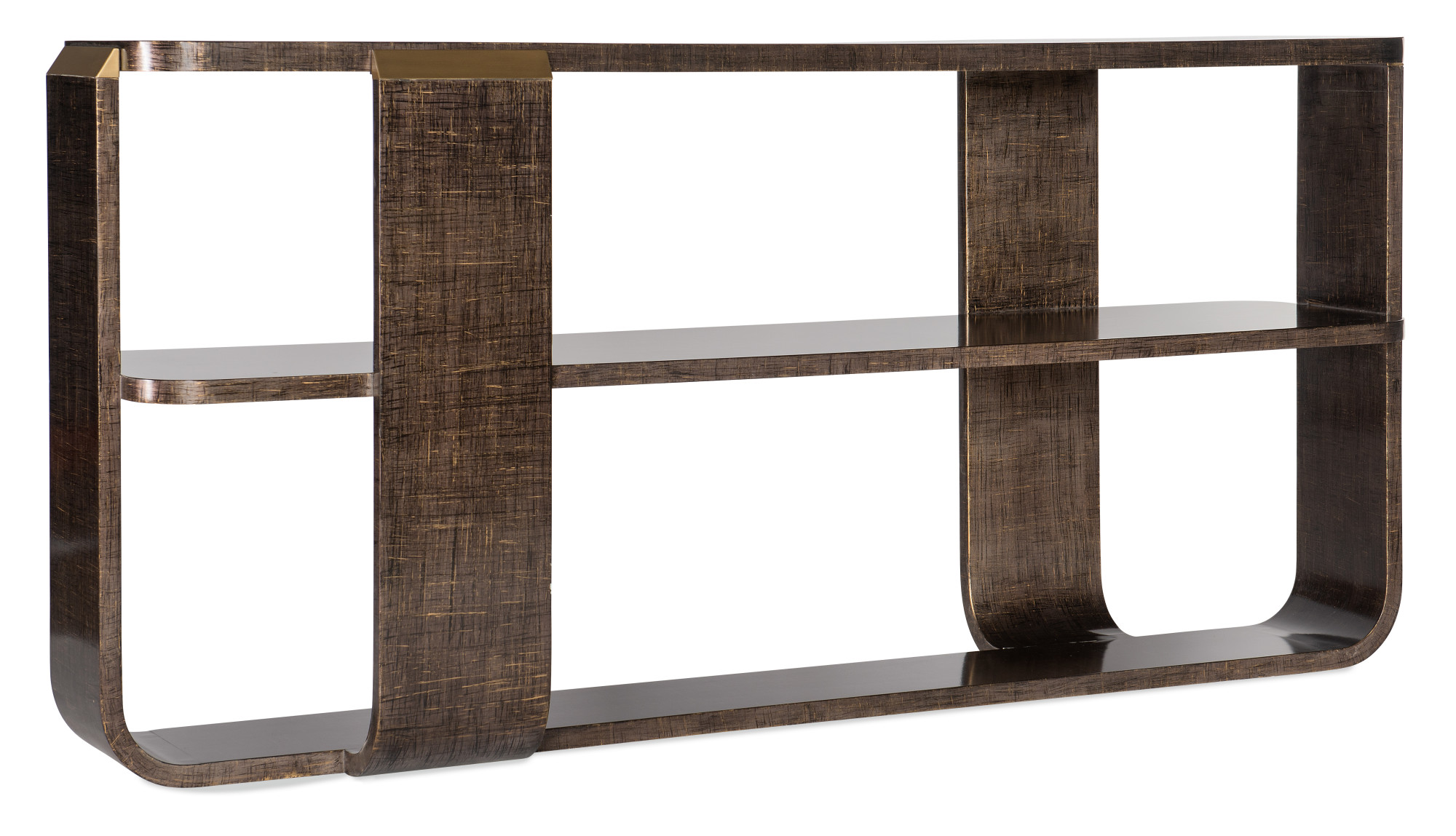 Photos - Sofa Wide Hooker Furniture 628-85140 17"  Wood Veneer Console Table Dark Wood Indoor Furniture Tables Console/ 628-85140-89 