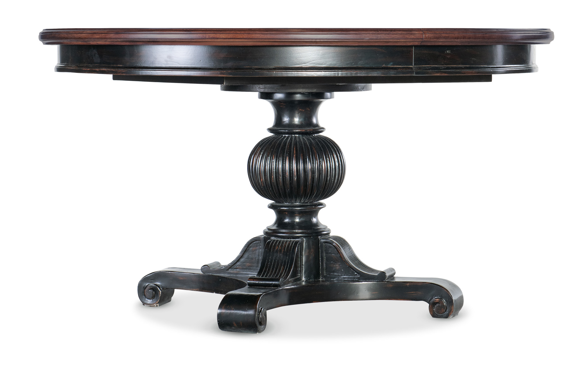 Hooker Furniture 6750-75203 Charleston 54" Wide Wood Top Cherry and Resin Table Black Cherry Indoor Furniture Tables Dining