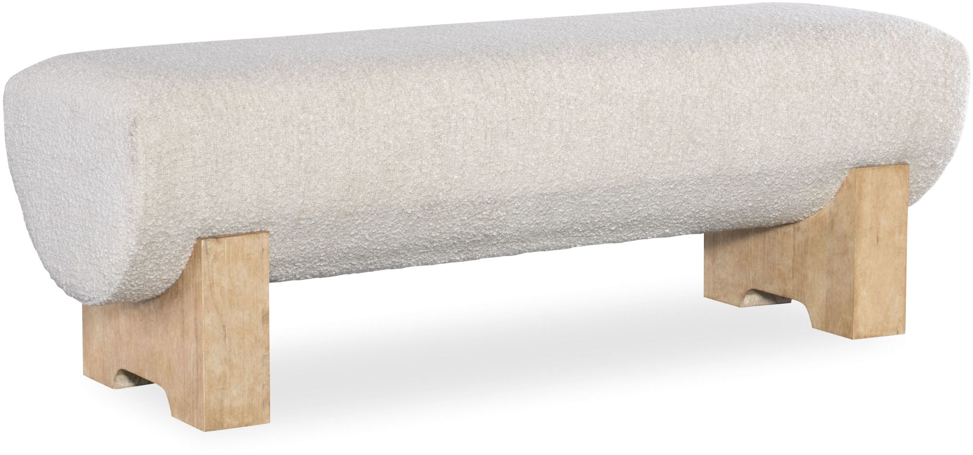 Photos - Garden Furniture Hooker Furniture 6950-90019-80 Retreat 56" Wide Wood Framed Cotton and Polyester Bedside Bench Dune Indoor Furniture Benches
