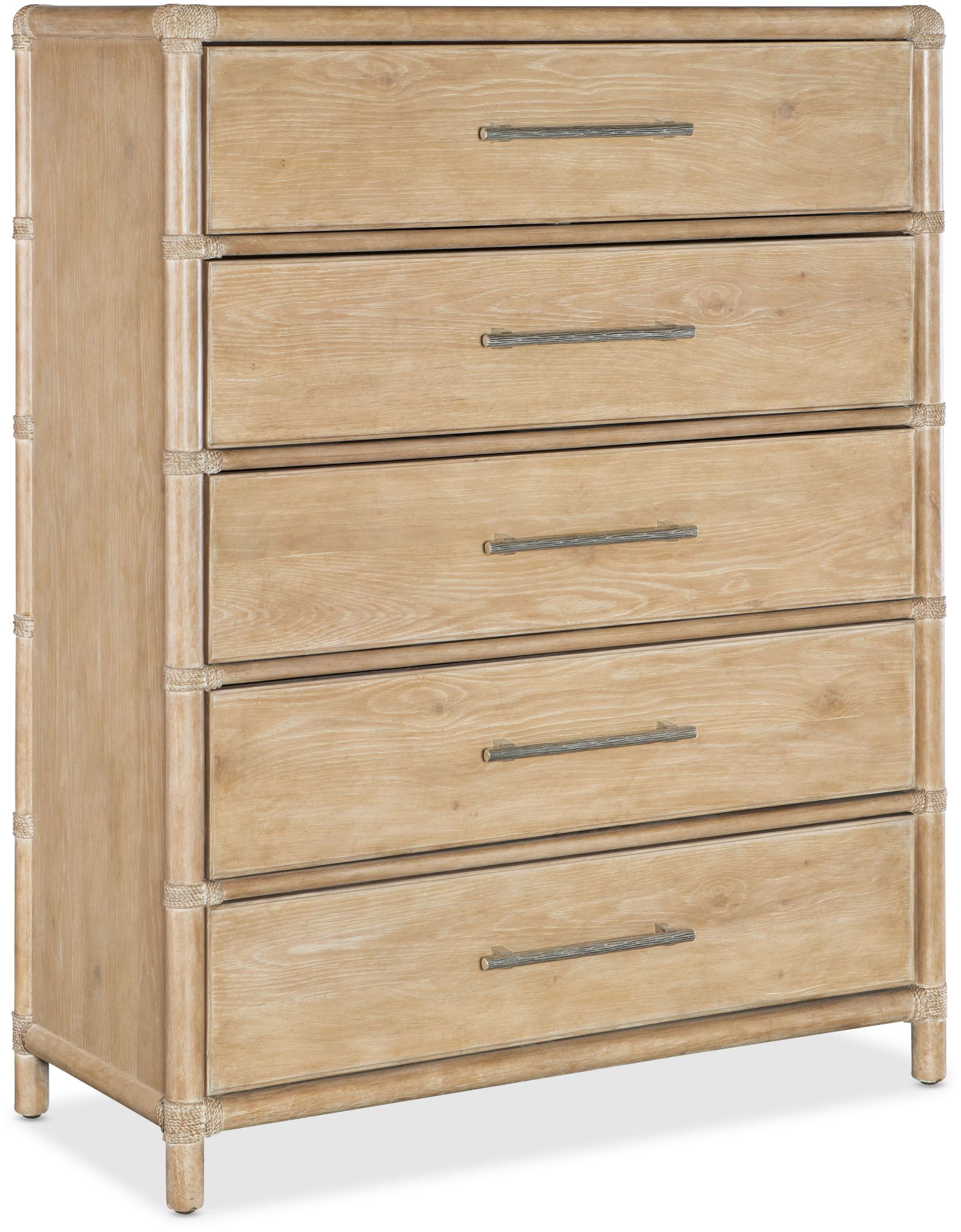 Photos - Dresser / Chests of Drawers Hooker Furniture 6950-90210 Retreat 44" Wide 5 Drawer Wood Dresser with Self Close Dune Indoor Furniture Storage Dresser 695