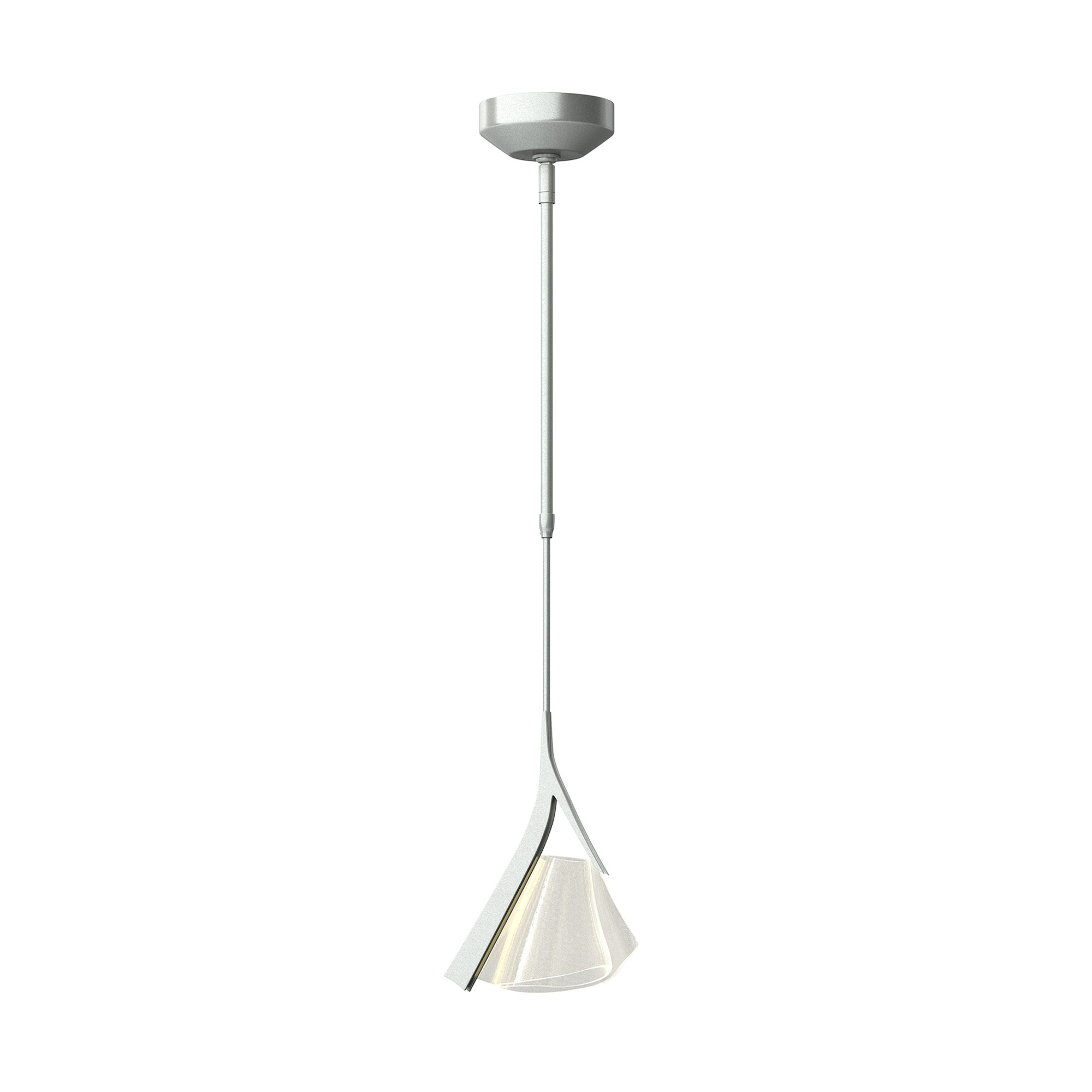 Hubbardton Forge 139845 Mobius 9" Wide Mini Pendant Vintage Platinum Indoor Lighting Pendants