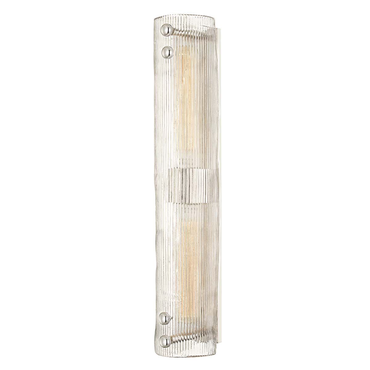 Photos - Chandelier / Lamp Park Hudson Valley Lighting 1423 Prospect  2 Light 23" Tall Wall Sconce Polished Nickel Indoor Lighting Wall Sconces 1423-PN 