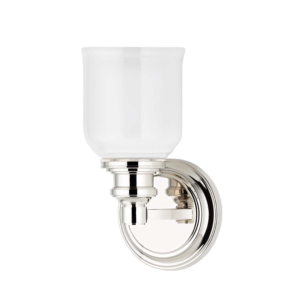 Photos - Chandelier / Lamp Hudson Valley Lighting 3401 Windham Single Light 10" Tall Bathroom Sconce Polished Nickel Indoor Lighting Bathroom Fixtures