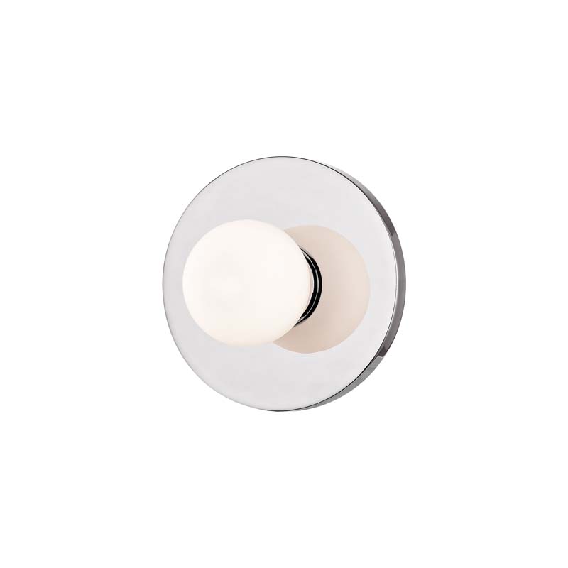 Photos - Chandelier / Lamp Hartmann Hudson Valley Lighting 7000 Taft Single Light 5" Tall LED Bathroom Sconce / Ceiling Fixture Polished Chrome Indoor Lighting 