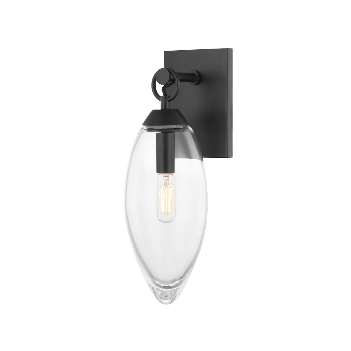 Photos - Chandelier / Lamp Hudson Valley Lighting 7900 Nantucket 14" Tall Wall Sconce Black Brass Indoor Lighting Wall Sconces 7900-BBR